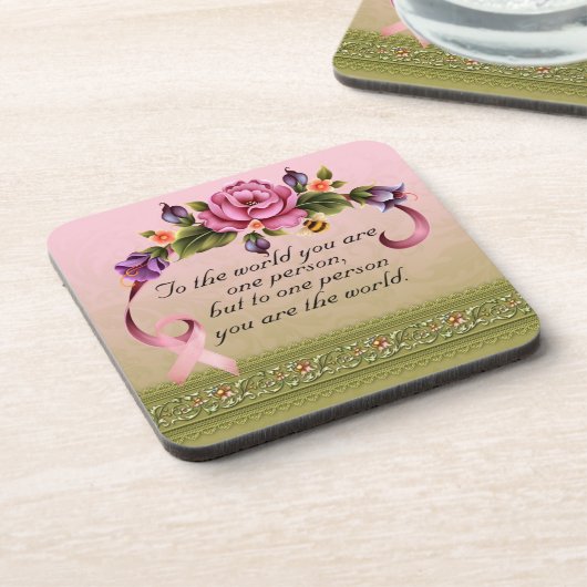 BCA Plastic onderzetters/kurk back - set van 6 Onderzetter (Linkerzijde)