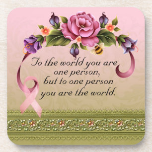 BCA Plastic onderzetters/kurk back - set van 6 Onderzetter