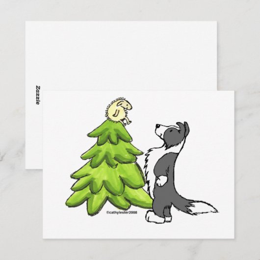 BCChristmas Feestdagenkaart (Voorkant / Achterkant)