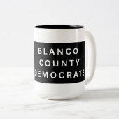 BCD Logo Coffee Mug Tweekleurige Koffiemok (Voorkant rechts)