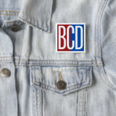 BCD vierkante knop Button 5,1 Cm (In situ)