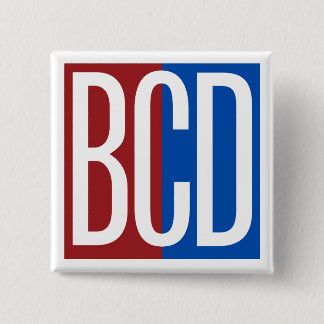 BCD vierkante knop Button 5,1 Cm