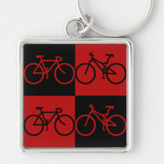 BCF Black en Red Bike Sleutelhanger