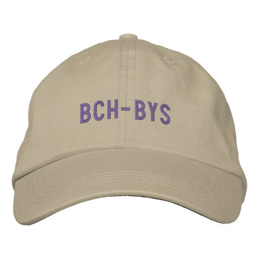 BCH - BYS pet (Khaki met Teal) (Voorkant)