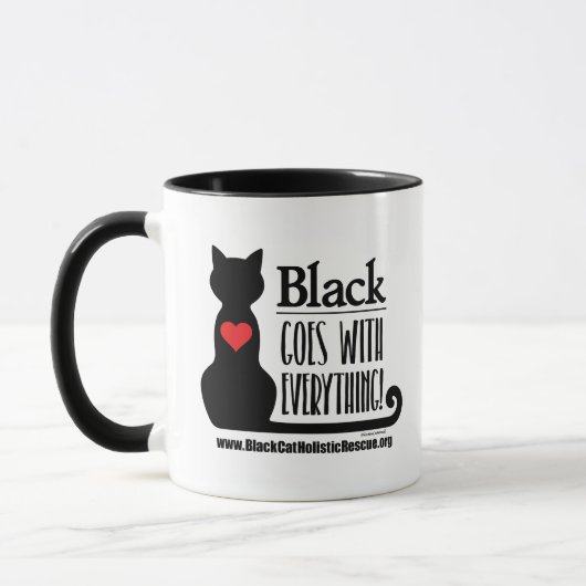 BCHR Black gaat met alles mee! 11oz Combo-Mok Mok (Links)