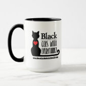 BCHR Black gaat met alles mee! 15 oz Combo Mok (Links)