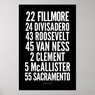 BCL Classic San Francisco Scroll Poster