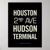 BCL -subwegtekens Poster (Voorkant)