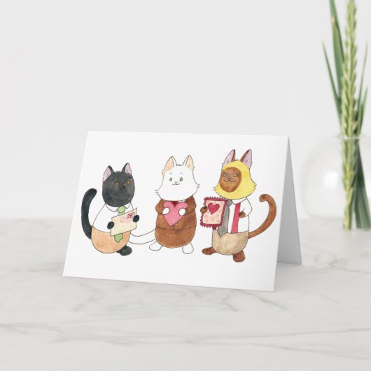 BCN-bemanningsvalentijn Feestdagen Kaart (Voorkant)