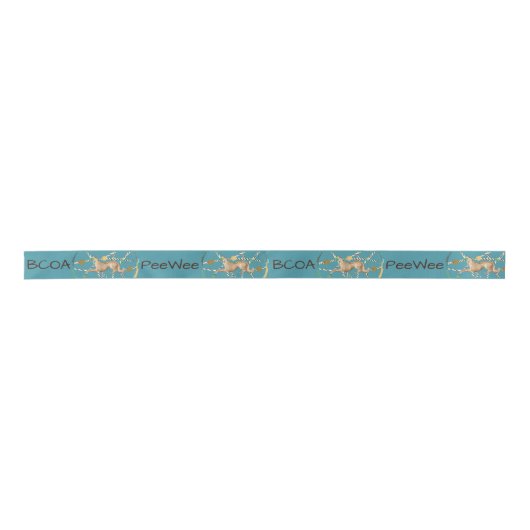 BCOA PeeWee Class Ribbon Satijnen Lint (Voorkant)