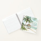 BCS | Palm Tree & Palapa Mexicaanse Beach Bucket L Notitieboek (Binnen)