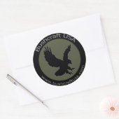 BCUSA-Sticker Ronde Sticker (Envelop)