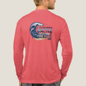 BD - 2025 SLAG BIJ YORK BEACH Tri-Blend SHIRT (Achterkant volledig)