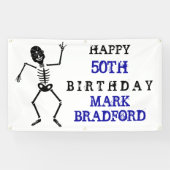 BD-banner, Skeleton-vredesbord, pagina's invoegen/ Spandoek (Horizontaal)