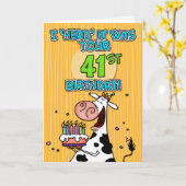 BD koe - 41 Kaart (Gele Bloem)