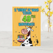 BD koe - 49 Kaart (Gele Bloem)