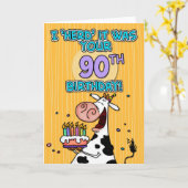 BD koe - 90 Kaart (Gele Bloem)