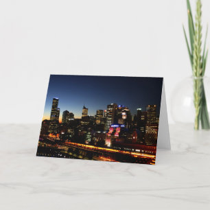 [ BD ] Melbourne city scape by night Kaart