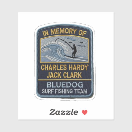 BD Memorial Custom-Cut Vinyl Sticker (Vel)