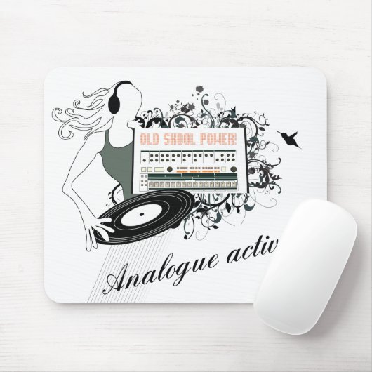 [ BD ] Old Skool Power - Celebration of Analog Muismat (Met muis)