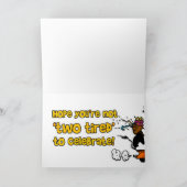 bd scooter koe - achterkleinzoon kaart (Binnen)