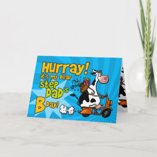 bd scooter - koe - step dad kaart