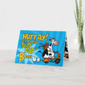 BD Scooter koe - Step Dad Kaart (Voorkant)