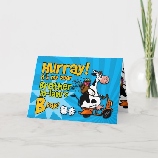 BD Scooter koe - zwager Kaart (Voorkant)