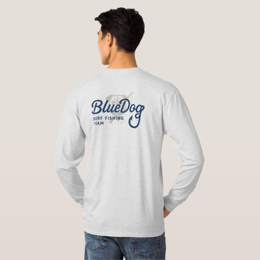 BD Script-logo op achterkant T-shirt (Achterkant volledig)