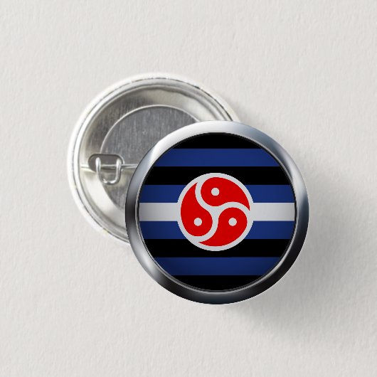 BD / SM PRIDE MEDAILLON RONDE BUTTON 3,2 CM (Voorkant /achterkant)