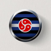 BD / SM PRIDE MEDAILLON RONDE BUTTON 3,2 CM (Voorkant)