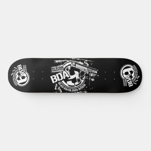 BDA 9 Skateboard Deck Skateboard (Horizontaal)