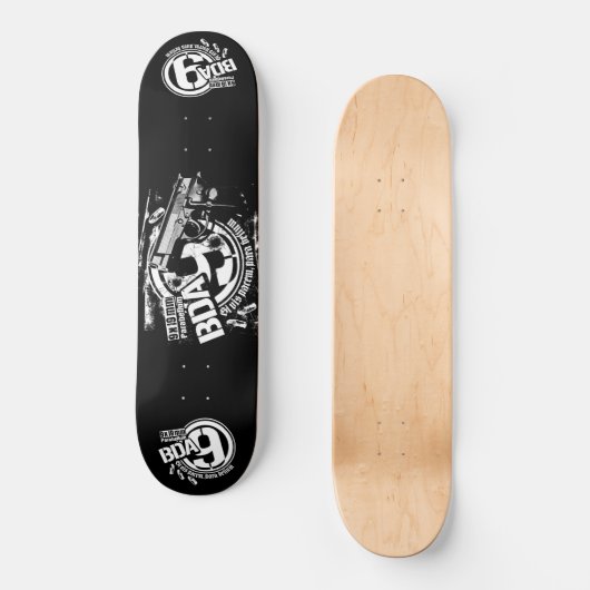 BDA 9 Skateboard Deck Skateboard (Voorkant)