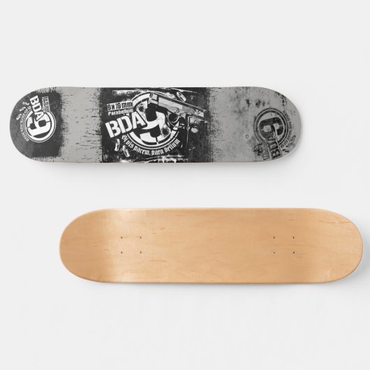 BDA 9 Skateboard Deck Skateboard (Horizontaal)