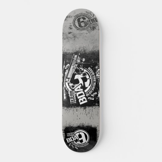 BDA 9 Skateboard Deck Skateboard (Voorkant)
