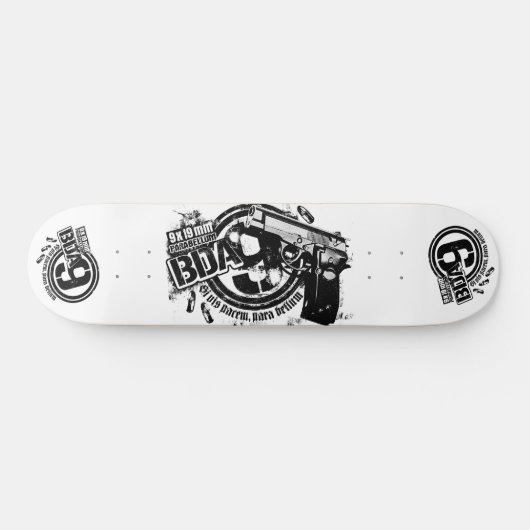 BDA 9 Skateboard Deck Skateboard (Horizontaal)