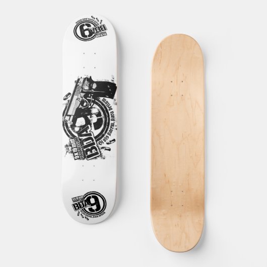 BDA 9 Skateboard Deck Skateboard (Voorkant)