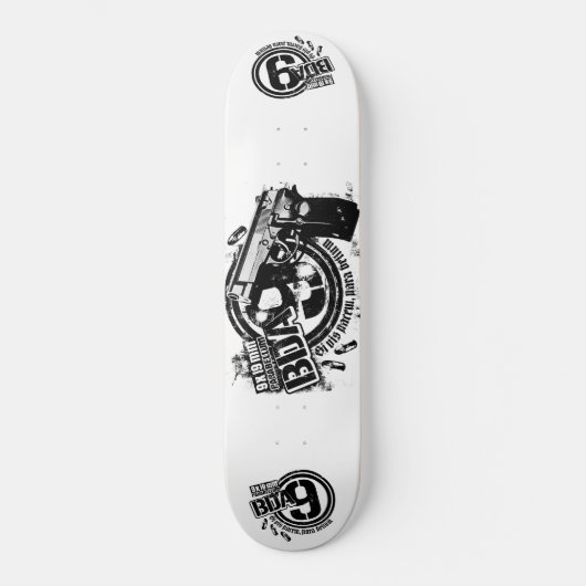 BDA 9 Skateboard Deck Skateboard (Voorkant)