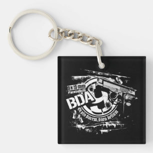 BDA 9 Sleutelhanger Acryl Sleutelhanger