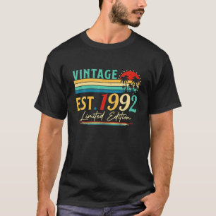 Bday 30 Year Old 1992 Limited Edition 30th T-shirt