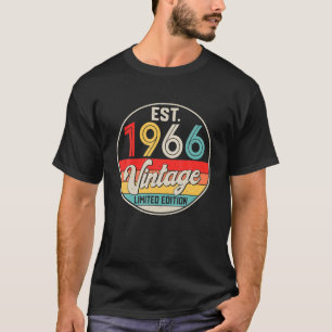 Bday 56 Year Old 1966 Limited Edition 56th T-shirt