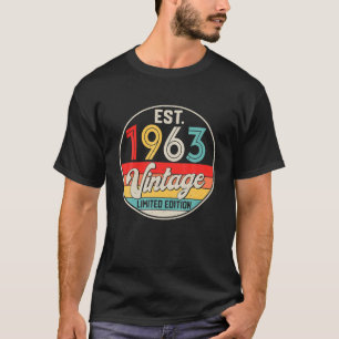 Bday 59 Year Old  1963 Limited Edition 59th T-shirt
