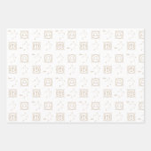 Bday Black & Gold Zodiaal Libra Astrology Star Sig Inpakpapier Vel (Voorkant 2)