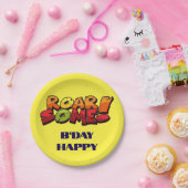 B'Day Happy Round Paper Bord (Feest)