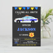 Bday politiemalagerie kaart (Staand voorkant)