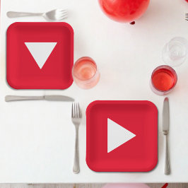 Bday Tube Papier Borden Papieren Bordje