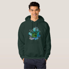 B'Day (Verjaardag) Rizz Groen en Monochromatisch B Hoodie