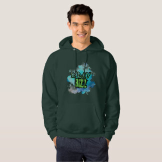 B'Day (Verjaardag) Rizz Groen en Monochromatisch B Hoodie