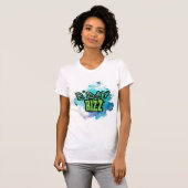 B'Day (Verjaardag) Rizz Groen en Monochromatisch B T-shirt (Voorkant volledig)