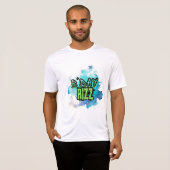 B'Day (Verjaardag) Rizz Groen en Monochromatisch B T-shirt (Voorkant volledig)
